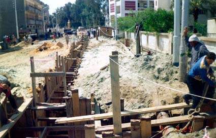 مشروع شبكات الصرف الصحي - المرحلة الأولى