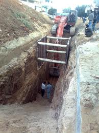 مشروع الحفريات والتمديدات